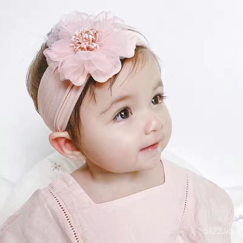 Băng Đô Cho Bé Tươi Không Có Băng Đô Sơ Sinh Bé Trăm Ngày Chụp Ảnh Hoa Băng Đô Mỏng Phong Cách 607Z