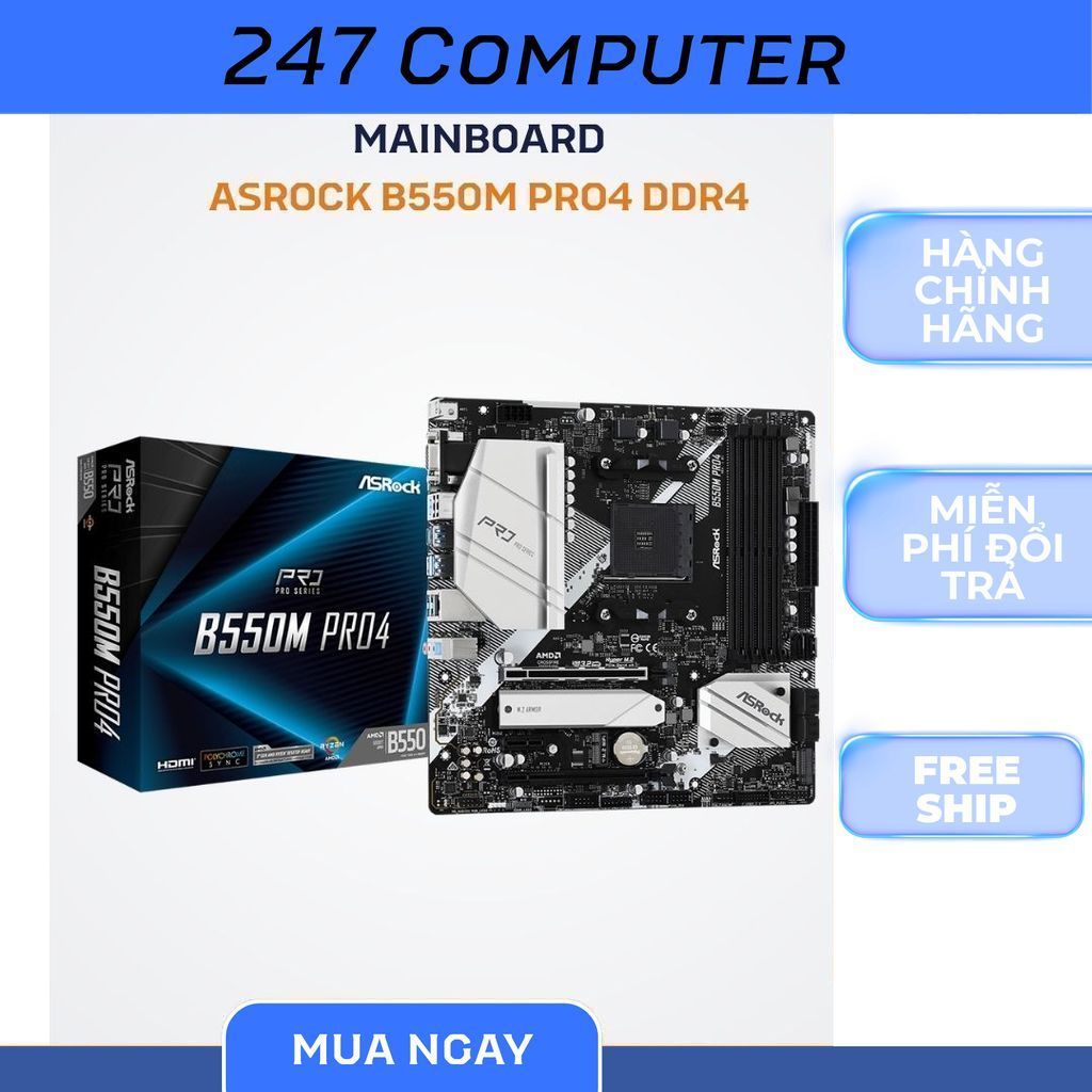 Mainboard ASRock B550M Pro4 DDR4