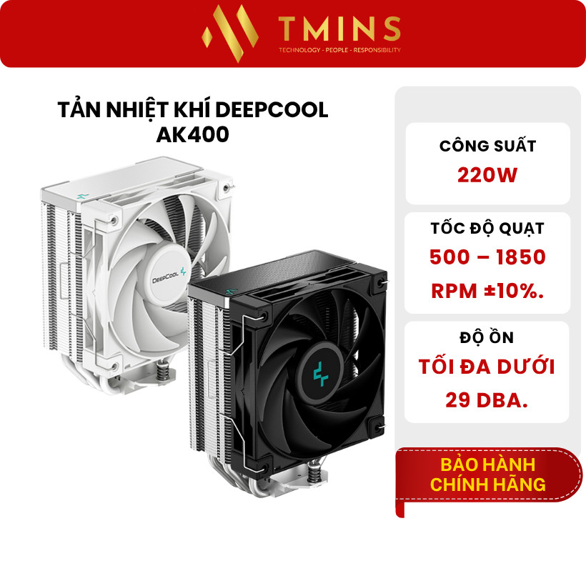 Tản nhiệt khí Deepcool AK400/ AK400 DIGITAL PRO/ AK400 DIGITAL/ AK400 ZERO DARK - Hàng chính hãng