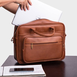 Cặp công sở Trita (Thời trang nam đựng vừa laptop 14.6 inch - Cặp da TCA5) Bagsmart