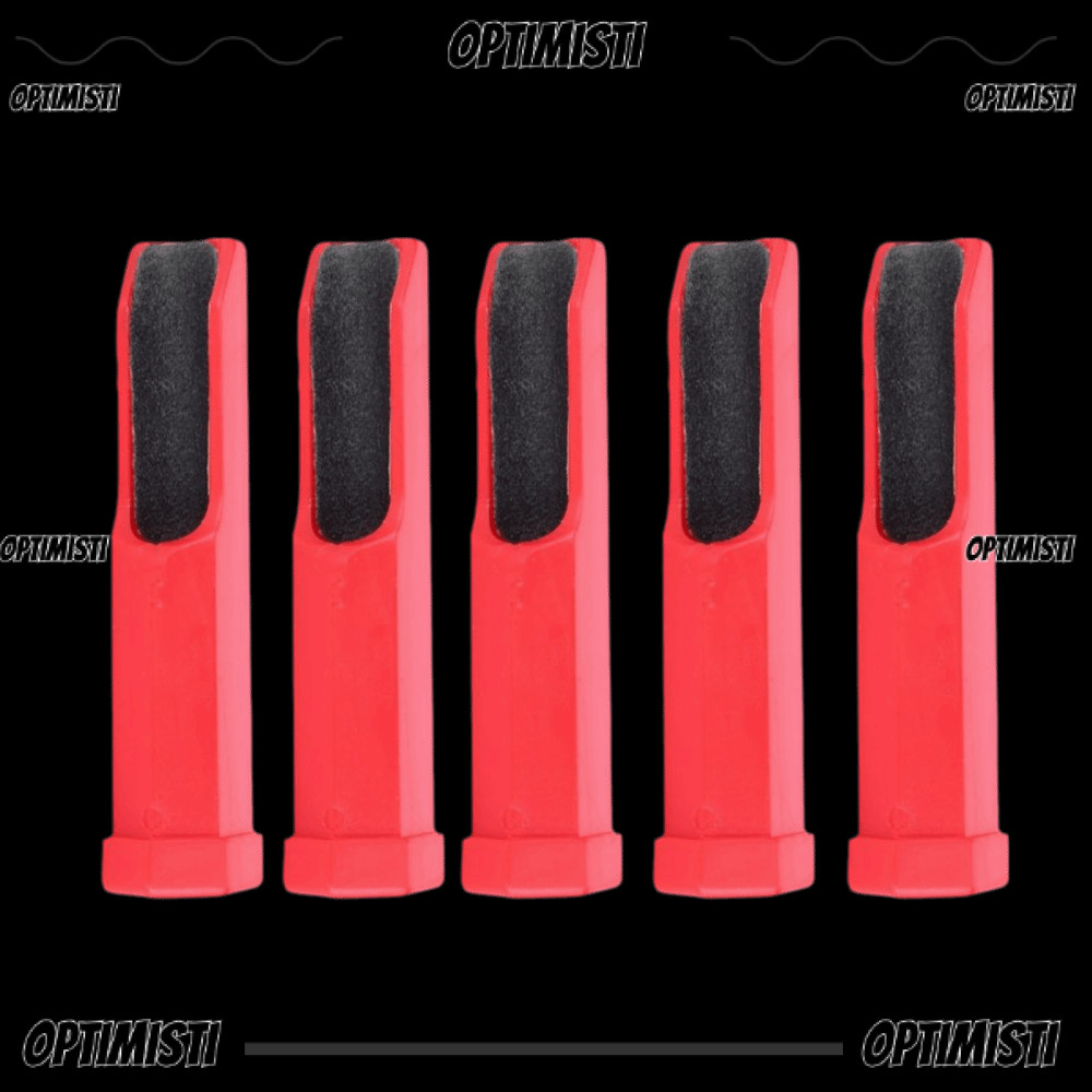 OPTIIMSTI 5 CÁI Pool Cue Tip Shaper, Giấy nhám thô bên trong hai mặt Cue Tip Sander, Giấy nhám bên n