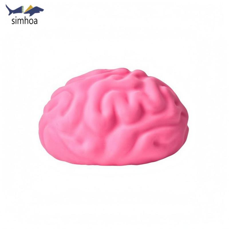 Simhoa Não Squishy Đồ Chơi Tăng Rãnh Não Căng Thẳng Bóng Giải Phẫu Bóng Căng Thẳng Cầm Tay Giảm Lo Â