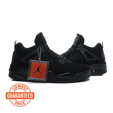 Bán Air Jordan 4 Retro Mèo Đen Giày Nam Nữ AJ4 Giày Chạy Bộ Giày Bóng Rổ