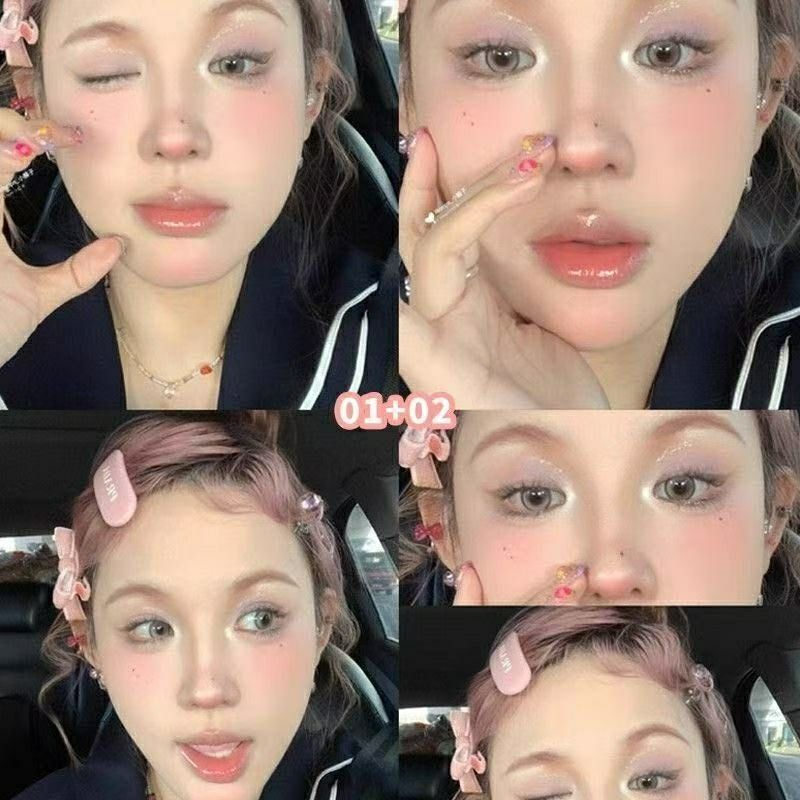 Khỉ Nhỏ Đề Nghị Hàn Quốc bbia Đơn Sắc Blush Trang Điểm Mượt Mờ 01 Sữa Bột 06 Hình