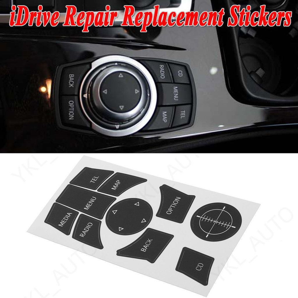 Nút Sửa Chữa Decal Dán Bộ Phù Hợp Cho Xe BMW iDrive 3 Series E90 E92 E93 5 Series