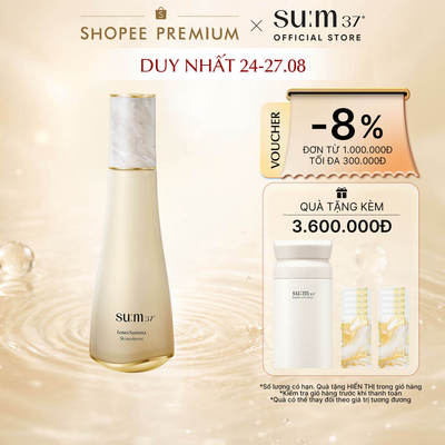 [SU:M37 OFFICIAL] Nước cân bằng dạng sữa dưỡng ẩm sâu su:m37 LosecSumma Skinsoftner 150ml