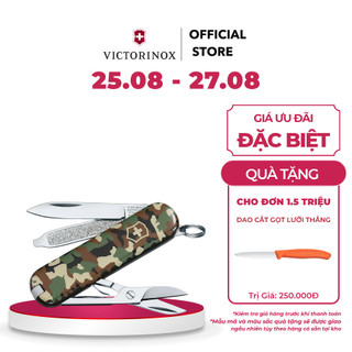Dao xếp đa năng Classic SD Camouflage 58mm Victorinox Thụy Sĩ