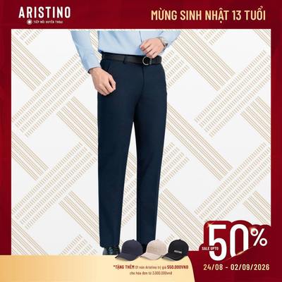 ARISTINO Quần Âu Nam Slim Fit giữ phom bền màu co giãn tốt ATR0150S1