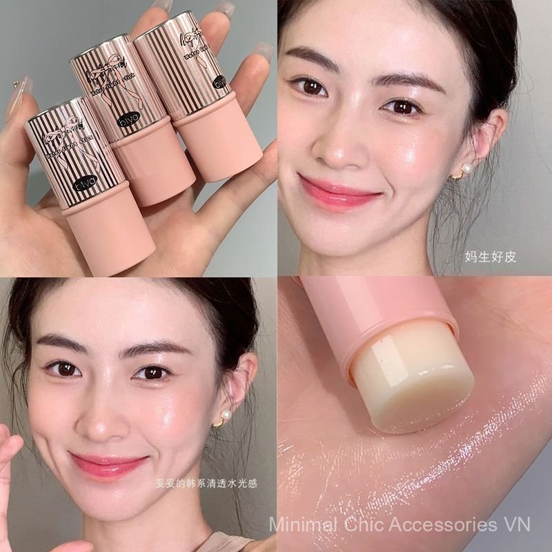Thanh tạo khối highlight Biya căng bóng nhũ mịn, bắt sáng tôn đường nét khuôn mặt