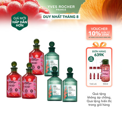 Giấm xả tóc thanh lọc da đầu & bóng khoẻ tóc Yves Rocher (nhiều phân loại)