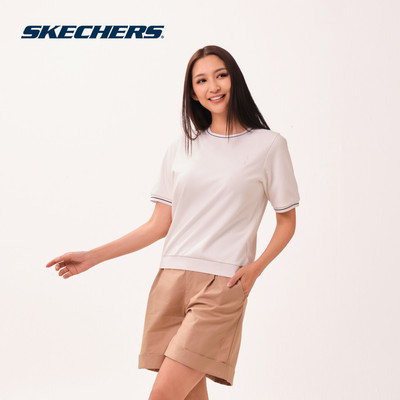 Áo Thun Tay Ngắn Nữ Skechers Skechers Authentic Lounge Short Sleeve Tee - SL226W189-00QF