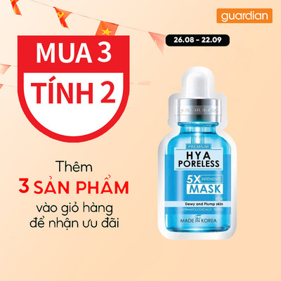 Mặt Nạ Cho Da Khô Se Khít Lỗ Chân Lông Và Cấp Ẩm Rojukiss Hya Poreless 5x Intensive Mask 25ml | Guardian Việt Nam