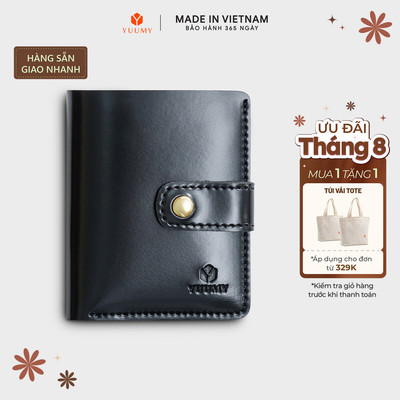Ví Yuumy (Thời trang nữ khóa cài cầm tay - Ví da Seasand YV52)