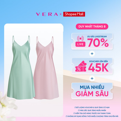 COMBO 2 Đầm Ngủ Hai Dây Dáng Ngắn Chất Lụa Latin Cao Cấp Trơn Nhiều Màu Misaki M1113