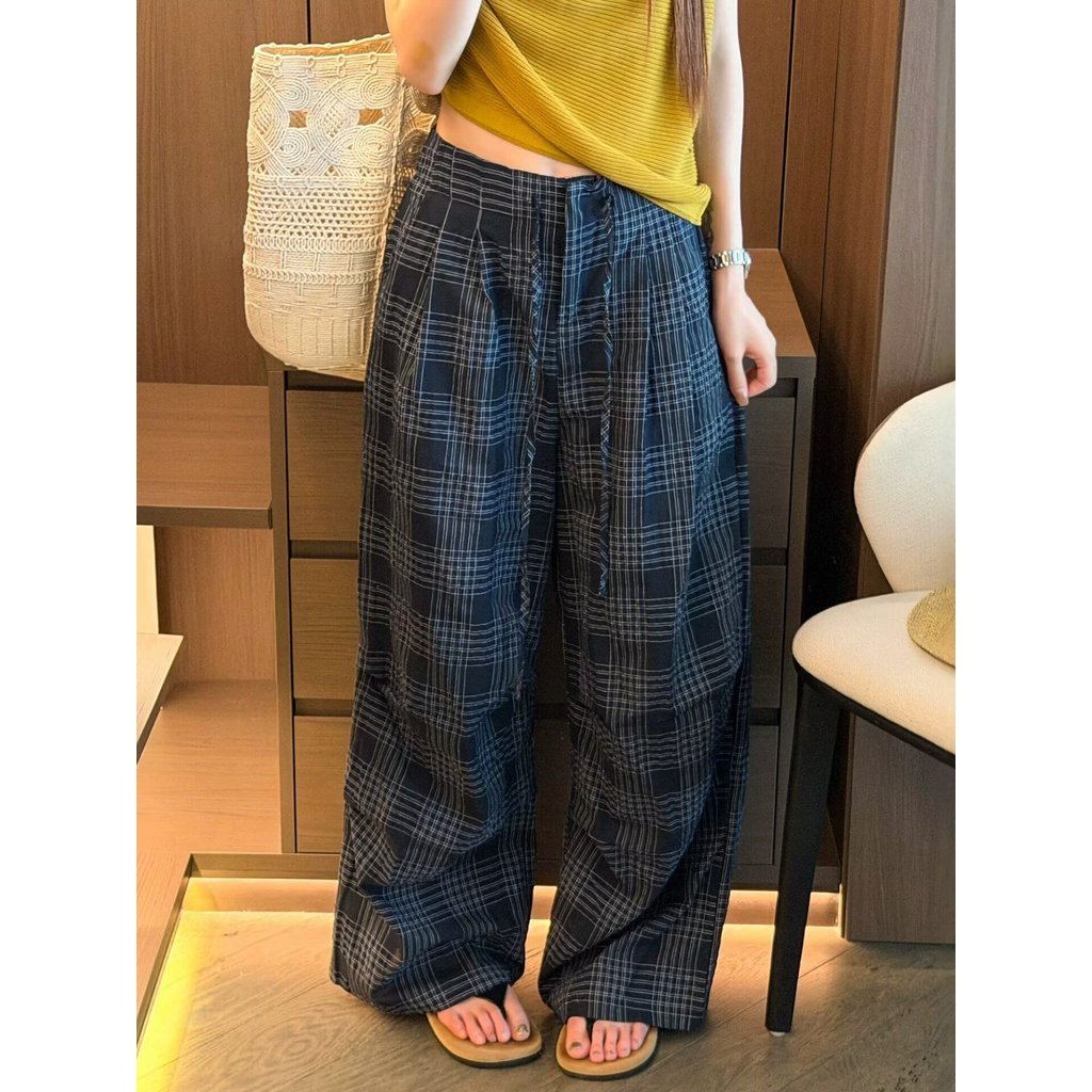 Thời Trang Kẻ Sọc Lông Cừu Lót Dày Quần Jean Nữ Mùa Đông Kích Thước Lớn Rời Phong Cách Phương Tây Ấm