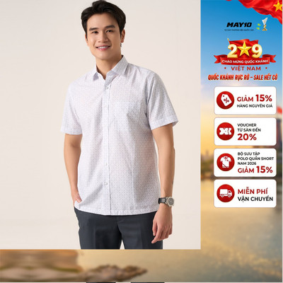 Áo Sơ mi nam cộc tay May 10 mã 010124241GB AH400
