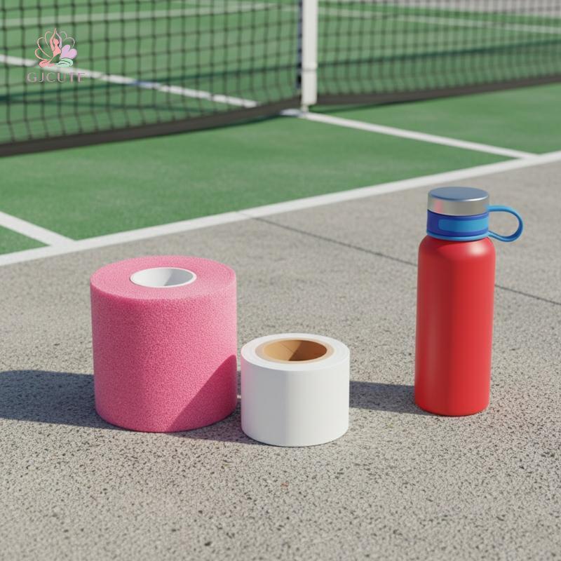 GJCUTE Athletic Pre Wrap Tape 1 / 2 Rolls Sponge Raet Grip Đệm để bảo vệ chấn thương thể thao và hỗ 