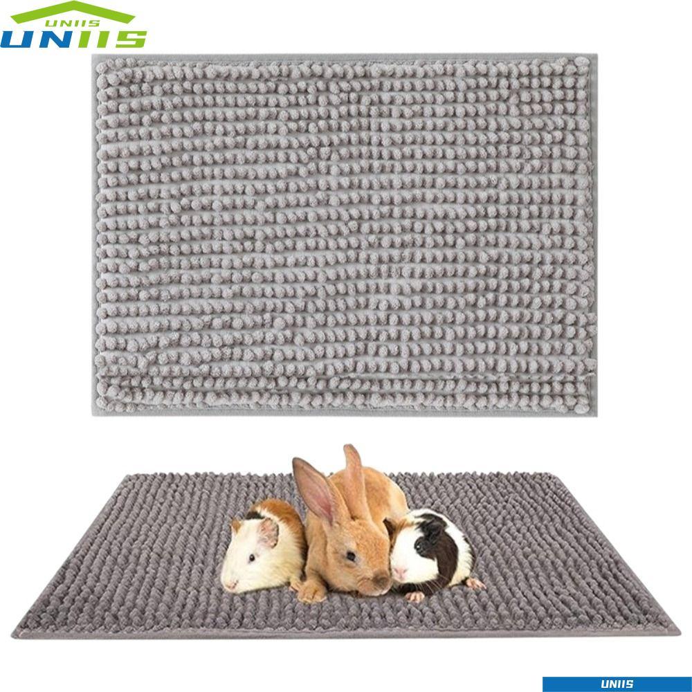 UNIIS Guinea Pig Cage Liner, Chenille Fleece Wash Wash Washable Pet Pad, Chăn ga gối lông cừu chống 
