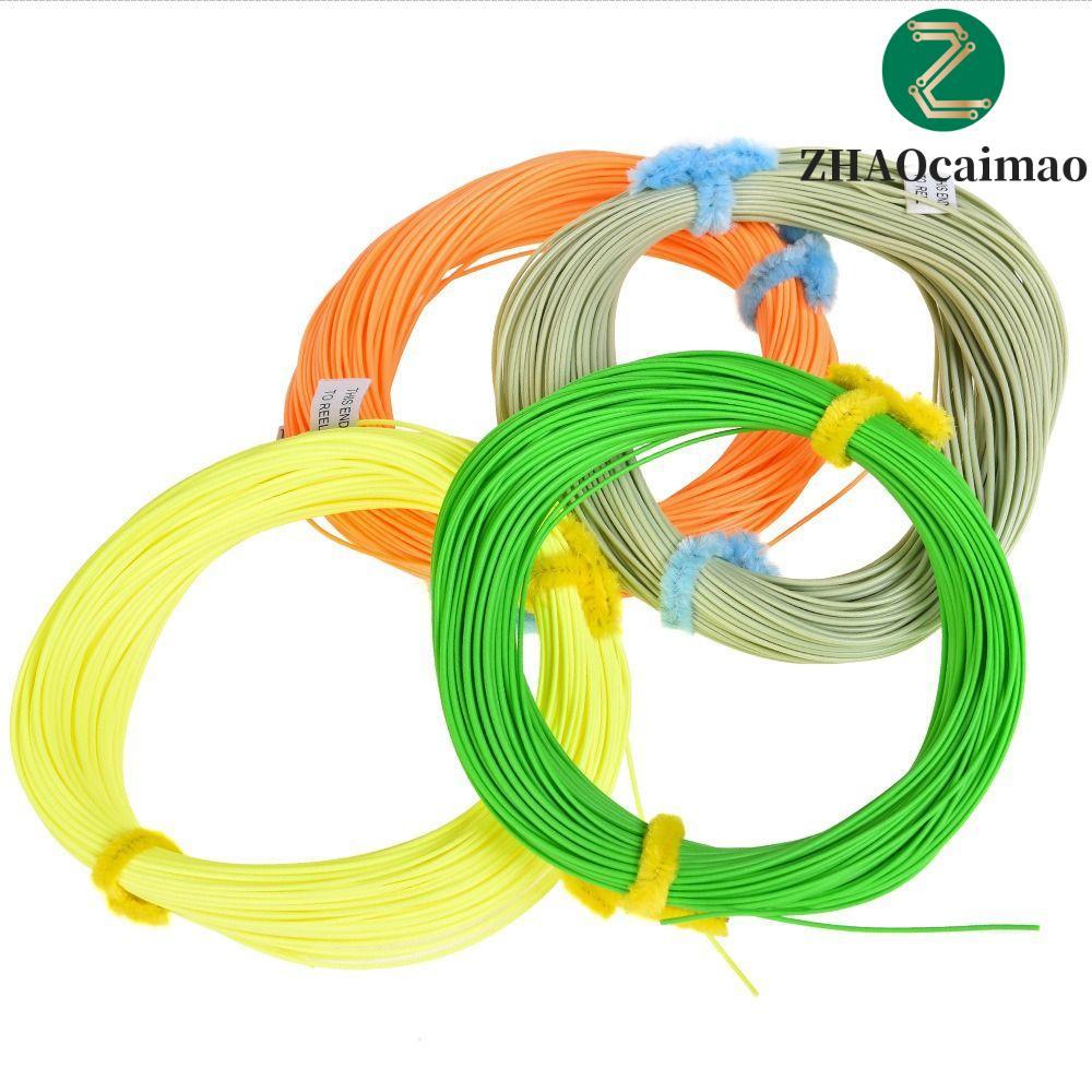 ZHAOcaimao ZHAOCAIMAO Forward Floating, WF3FWF8F 100FT Fly Fishing Line, Dụng cụ câu cá 4 màu Fluo F