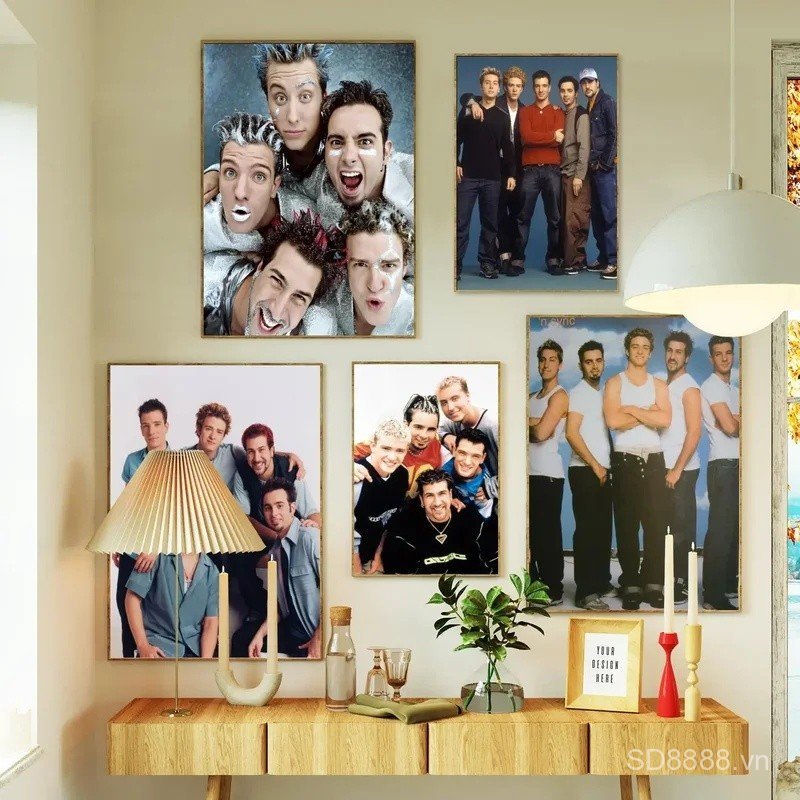 NSYNC Poster In Hình Nghệ Thuật Treo Tường Tranh Canvas Áp Phích Cho Gia Đình Hiện Đại Phòng Khách T