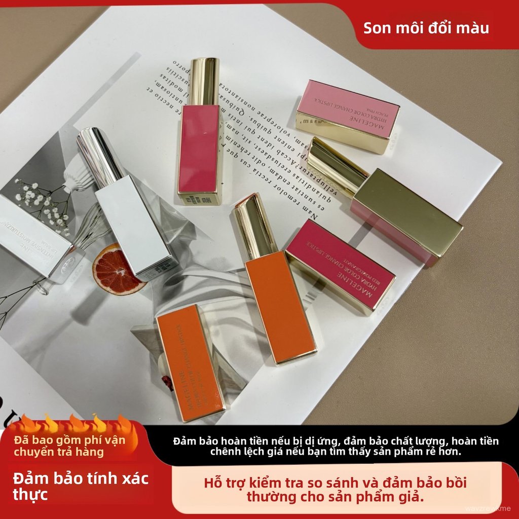 Son dưỡng đổi màu Mageline dưỡng ẩm mềm môi chống khô nứt lâu trôi chính hãng chuẩn auth giao nhanh