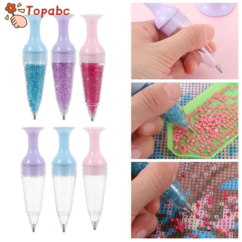 TOPABCLE Diamond Painting Tool DIY Flower Pot Shape Phụ kiện may Crystal 5D Tranh kim cương