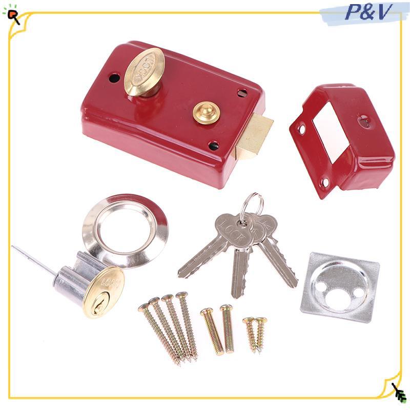 P & V Chống Trộm Nhà Mạnh Mẽ Đa Năng Cửa Hạng Nặng Lo Lo Lo Trong Nhà Mortise Lo UYI