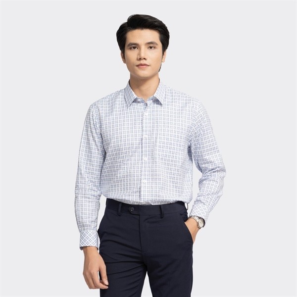 Áo sơ mi Aristino boss 1LS13402 dáng fiero thụng  nhiều, có túi