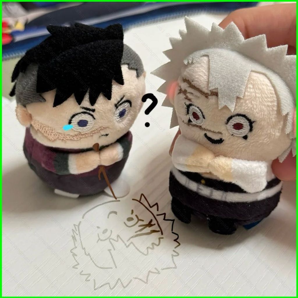 PS1 Demon Slayer Sanemi Genya Shinazugawa Plushie Mini Friends Anime Nhân Vật Sang Trọng Túi Búp Bê 