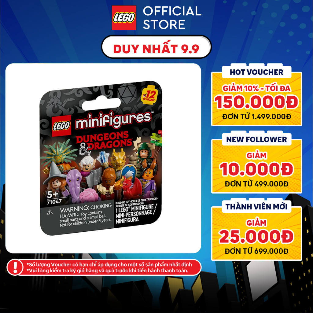 LEGO MINIFIGURES 71047 Đồ Chơi Lắp Ráp Nhân Vật Rồng Và Hầm Ngục Dungeons & Dragons