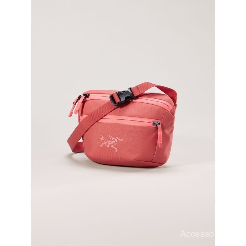 Túi đeo hông Arcteryx Mantis 1, nam nữ, màu đỏ đá, polyester, chính hãng, giao từ Pháp, bền đẹp