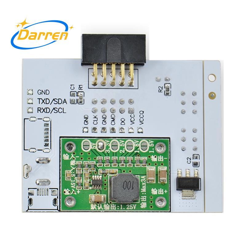 Bộ chuyển đổi RT809H Bảng EMMC ISP cho kẹp kiểm tra Viết nhanh Chip máy tính tốc độ đọc