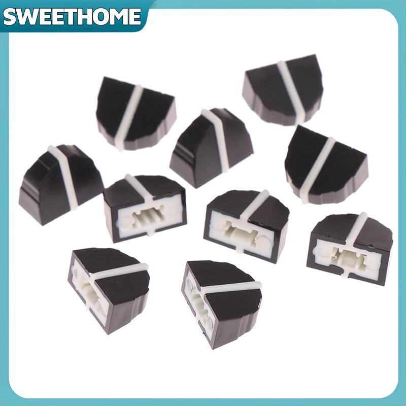 SWEETOME 10 chiếc DBX2231 Equalizer Fader Cap 11MMX9MM Lỗ 4MM Potentiometer Fader Núm Cap SWEETOME