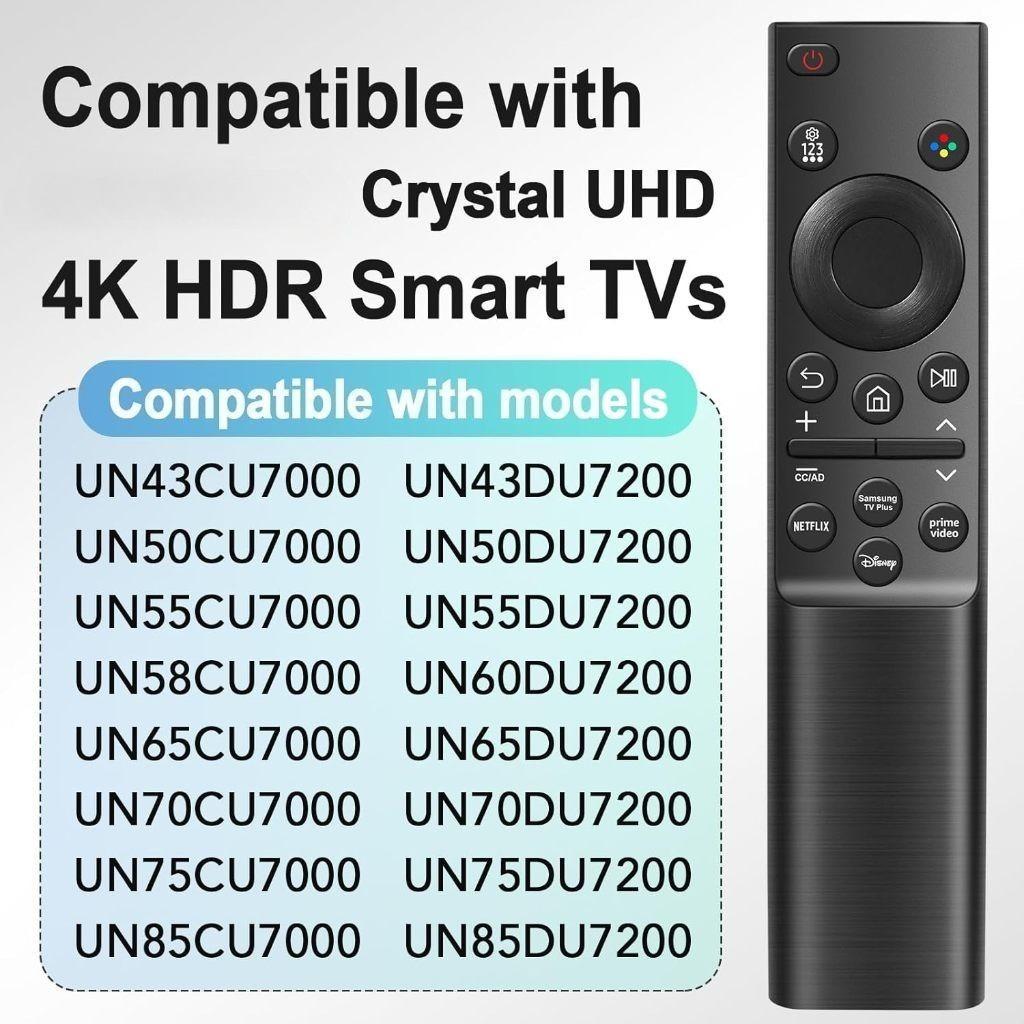 Thay thế để thay thế từ xa BN59-01388A Điều khiển từ xa cho TV Crystal UHD Remote CU7000 DU7200 Seri