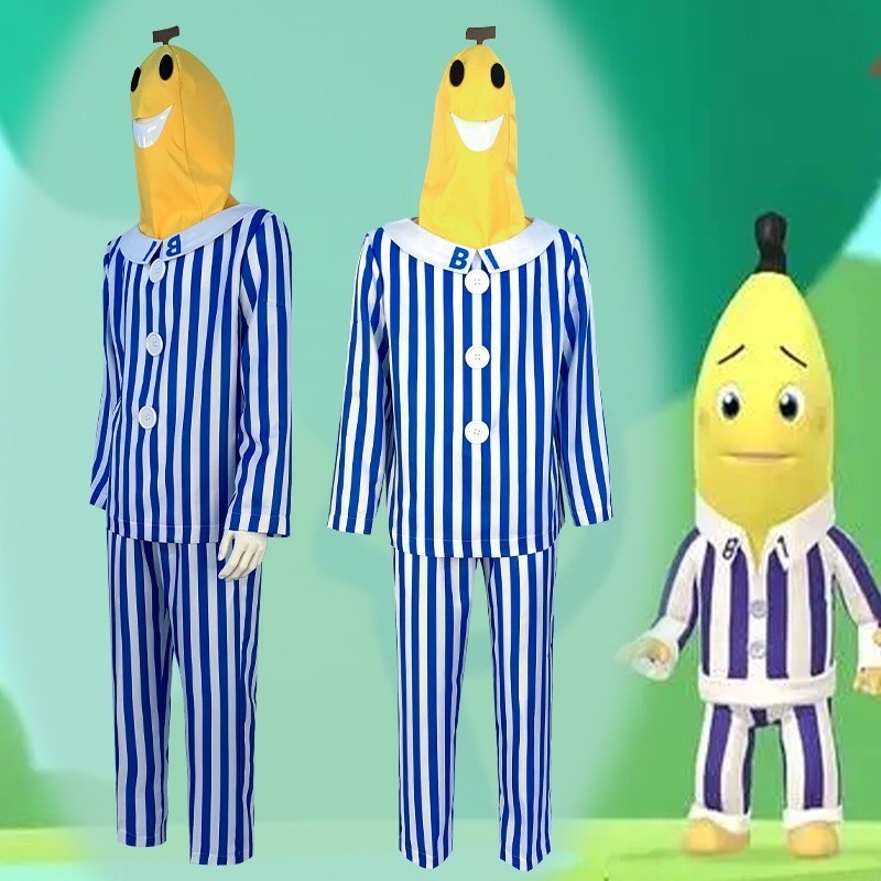 Halloween Party Costume Adult cosplay Costume Stage Costume Pajamas Banana Man