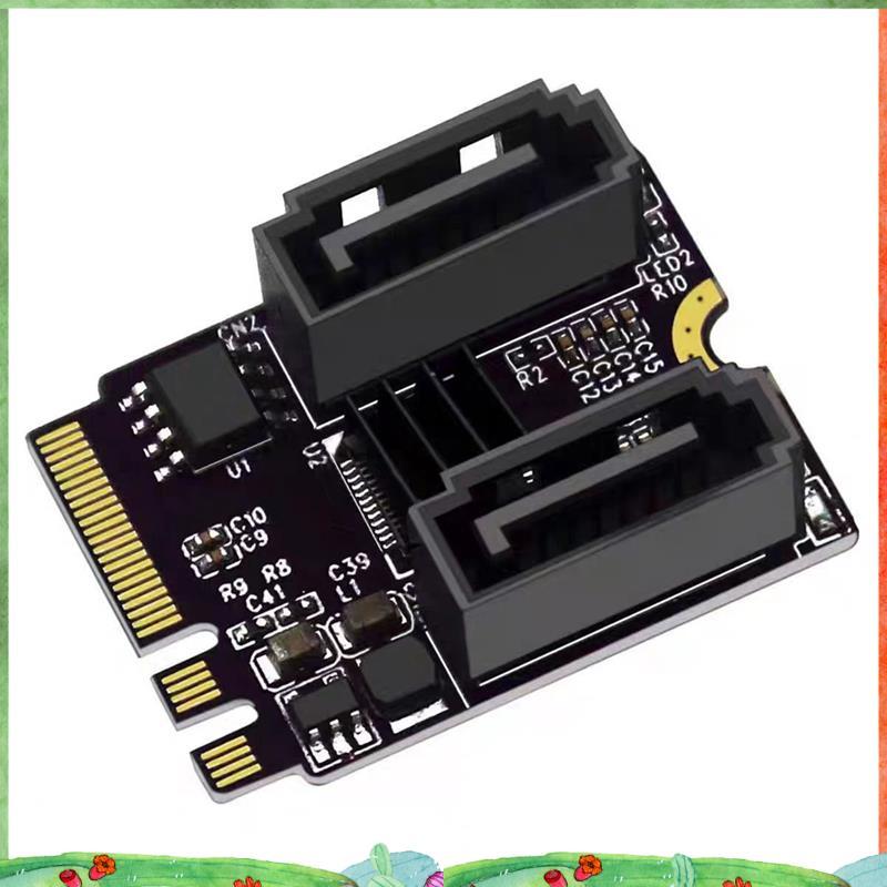 Thẻ mở rộng M2 sang SATA3.0 KEY A + E WIFI M.2 sang SATA HDD Adapter JMB582 Thẻ chuyển đổi uejfrdkuw