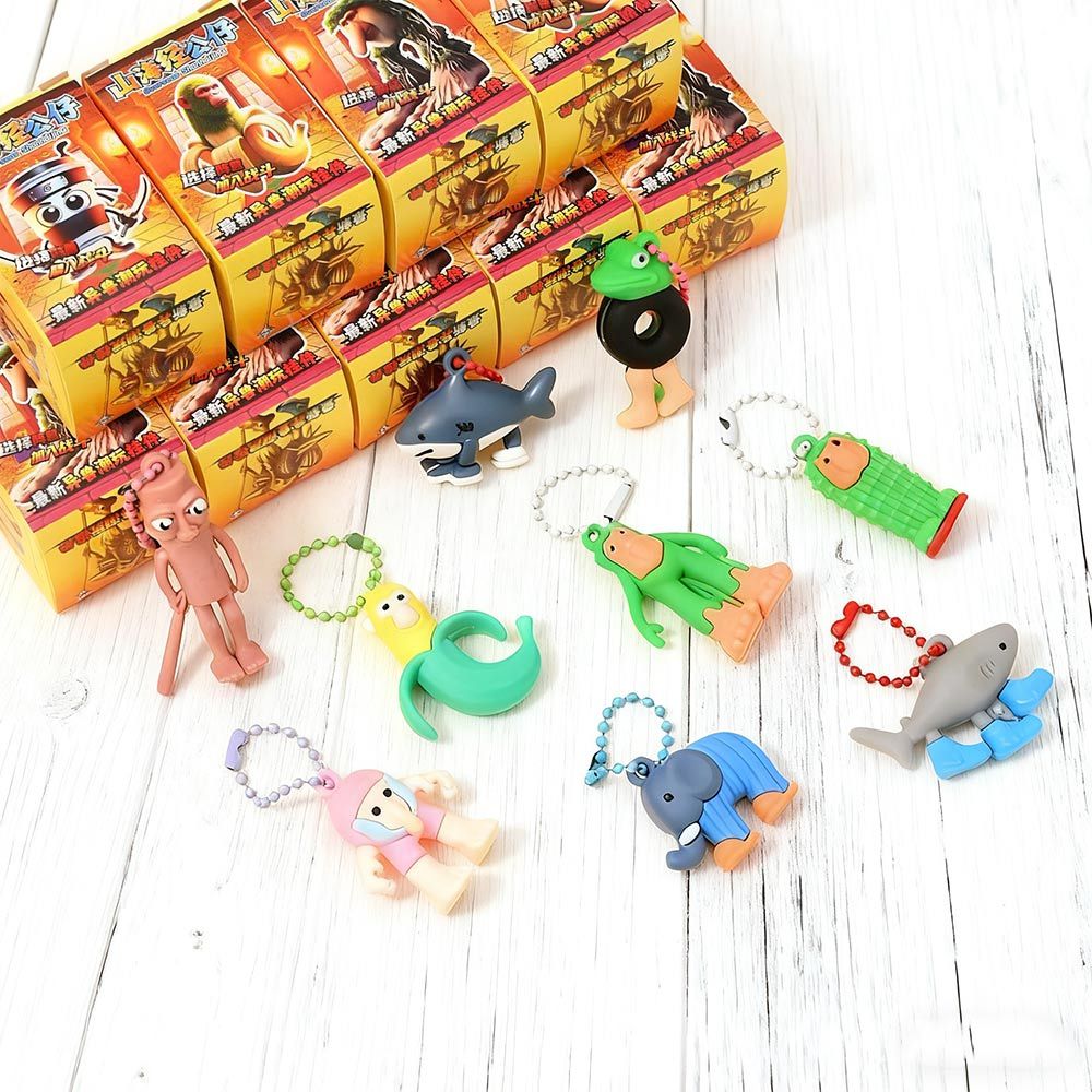 24pcs Italian brainrot Toy Mystery Box Keychain and accessory’s