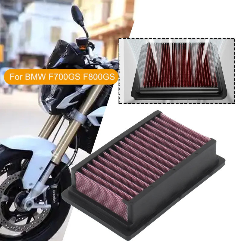Bộ lọc không khí dòng chảy cao Bộ lọc không khí nạp cho BMW F650GS F800R F800GT F800GS Adv F700 F800