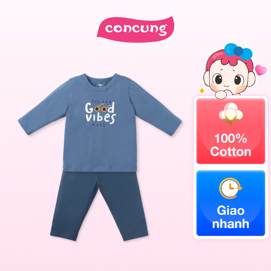 Bộ bé trai dài Animo Easy HN1025011 (1Y,Dương, DD01)