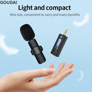GOUDAI K35 Lavalier Ve Áo Micro, Mic ngưng tụ K35 Không dây đa hướng, Giảm tiếng ồn chuyên nghiệp Bluetooth 5.3 Camera / Loa / Điện thoại thông minh
