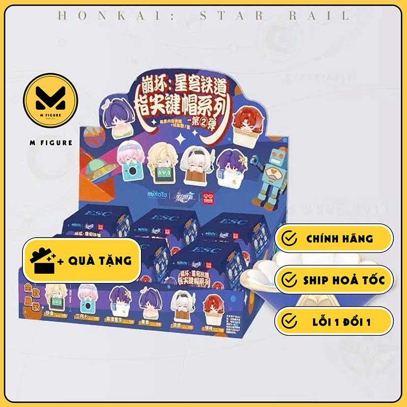 MÔ HÌNH Blind Box Honkai Star Rail Finger Keycaps - Vol. 2 (MiHoYo) FIGURE CHÍNH HÃNG