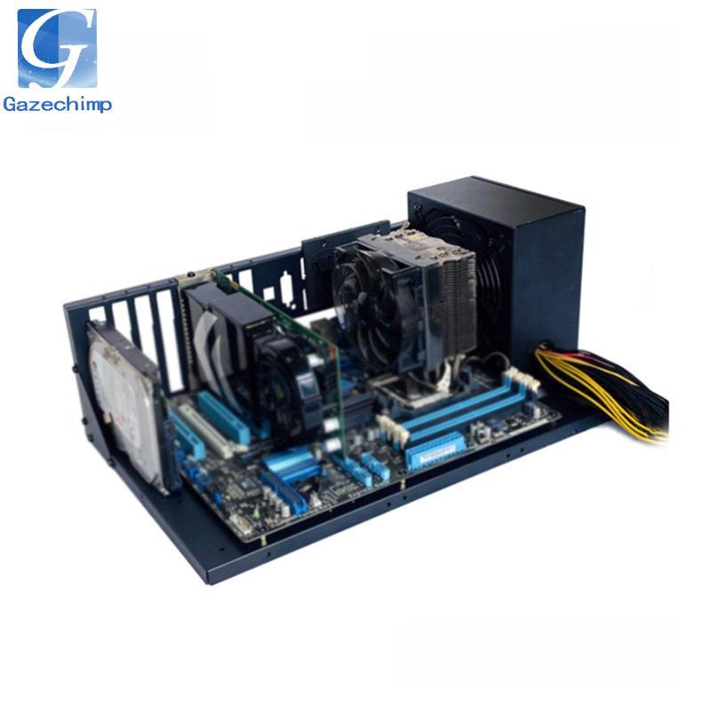 Ốp lưng máy tính Open Air PC Case Steel, Hỗ trợ Max 305330Mm Bo mạch chủ màu đen, khung gầm máy tính