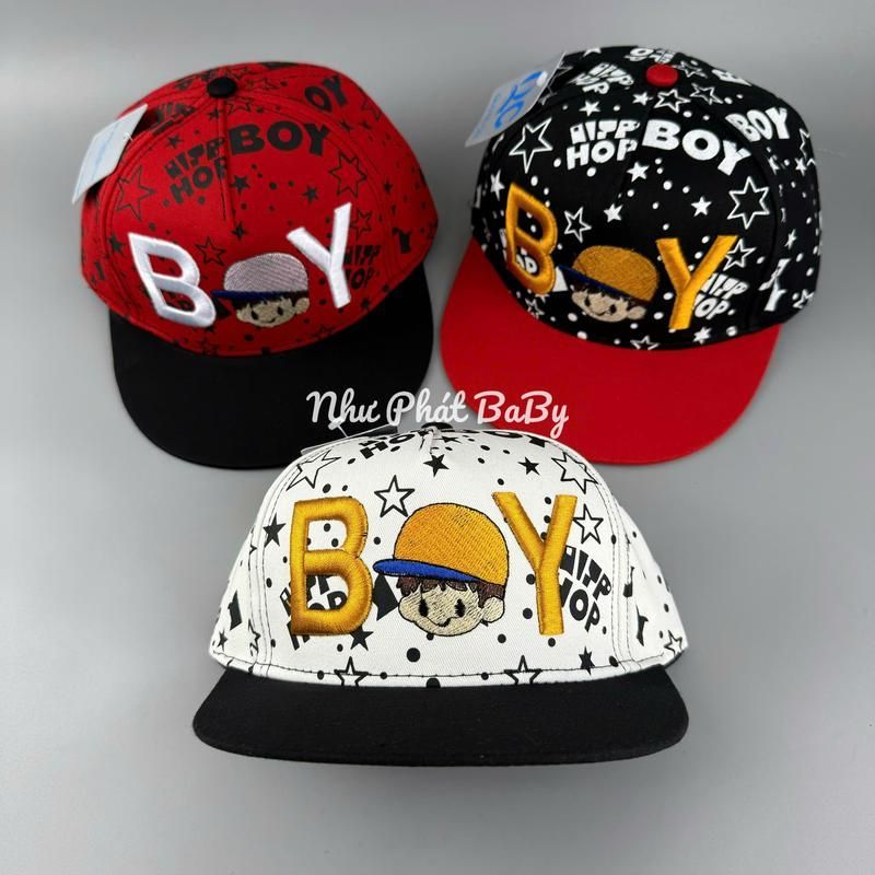 (SIZE 4-10 TUỔI) Mũ nón HIPHOP BOY cho bé yêu, SNAPBACK cho bé trai, nón hiphop cho bé trai