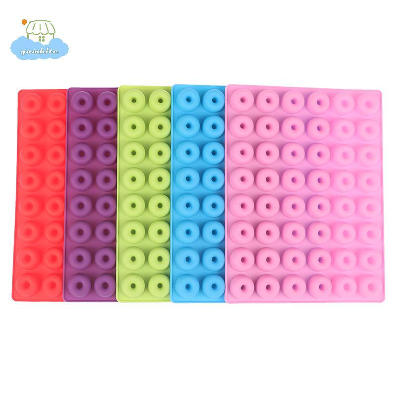[LI] Khuôn Chảo rán mini 48 lỗ Khuôn bánh rán silicon Muffin cho khuôn khay nướng bánh Làm bánh rán 