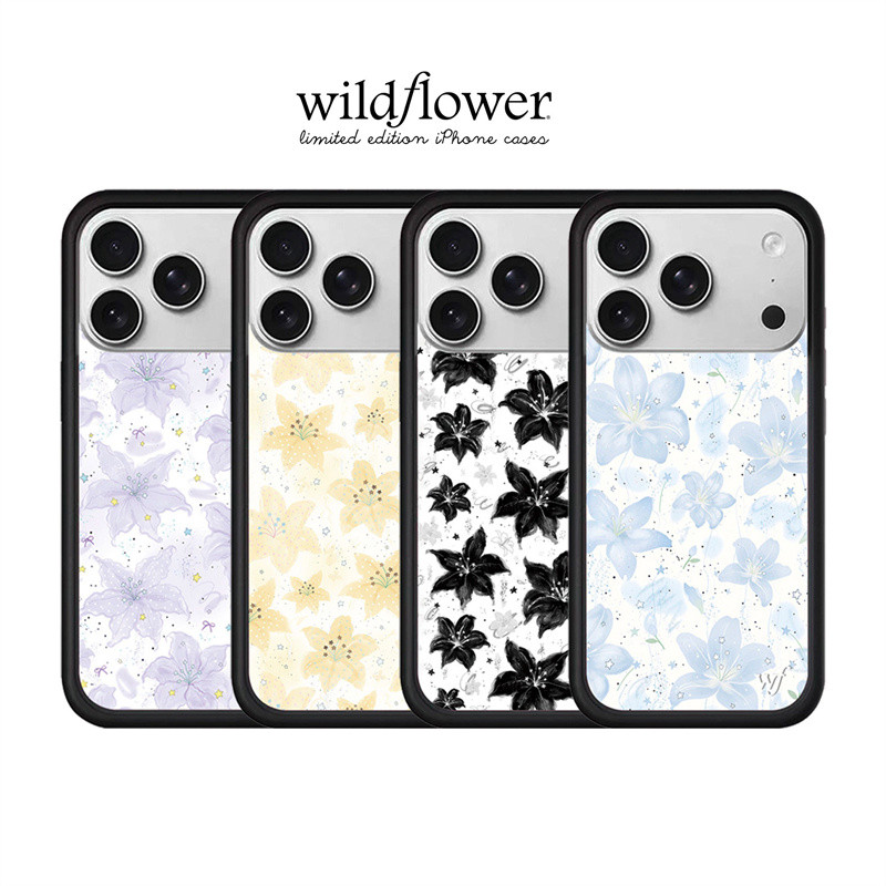 Hoa dại ins Lily‌ Ốp Điện Thoại Fower Cho iPhone 17 16 15 14 13 12 11 Pro Max Plus WF Màu Hoa Lily H