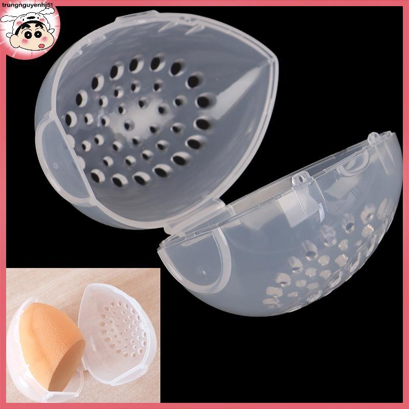 [Tàu 12 giờ] Beauty Sponge make up Puff Case Beauty Sponge Holder Makeup Travel Storage Case VN