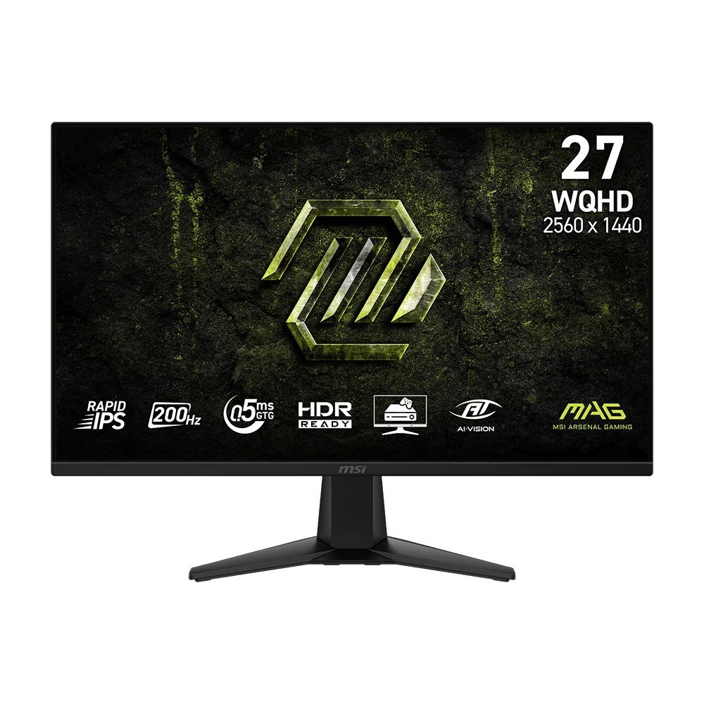 MÀN HÌNH GAMING 2K 200HZ MSI MAG 275QF E20 (27"/ Rapid IPS/QHD/ 200Hz) CHÍNH HÃNG BẢO HÀNH 3 NĂM