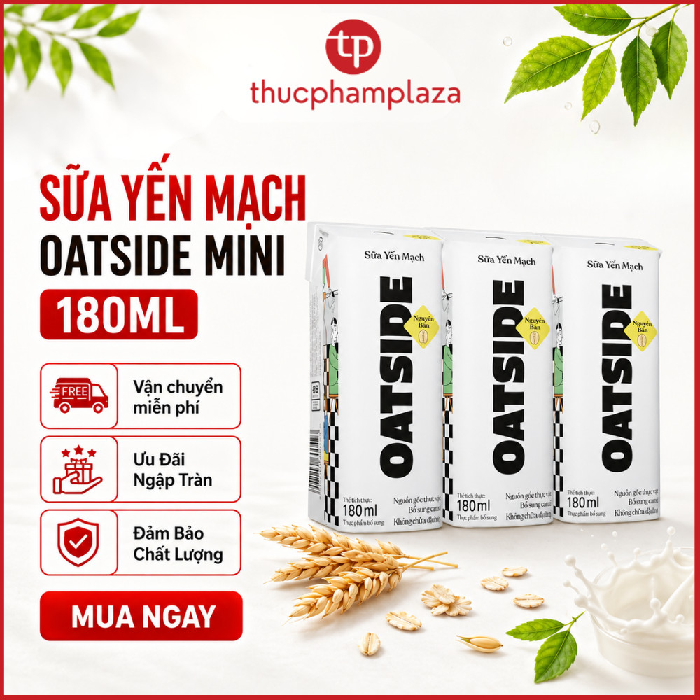 Sữa Yến Mạch OATSIDE Barista Oat Milk Mini nhiều vị
