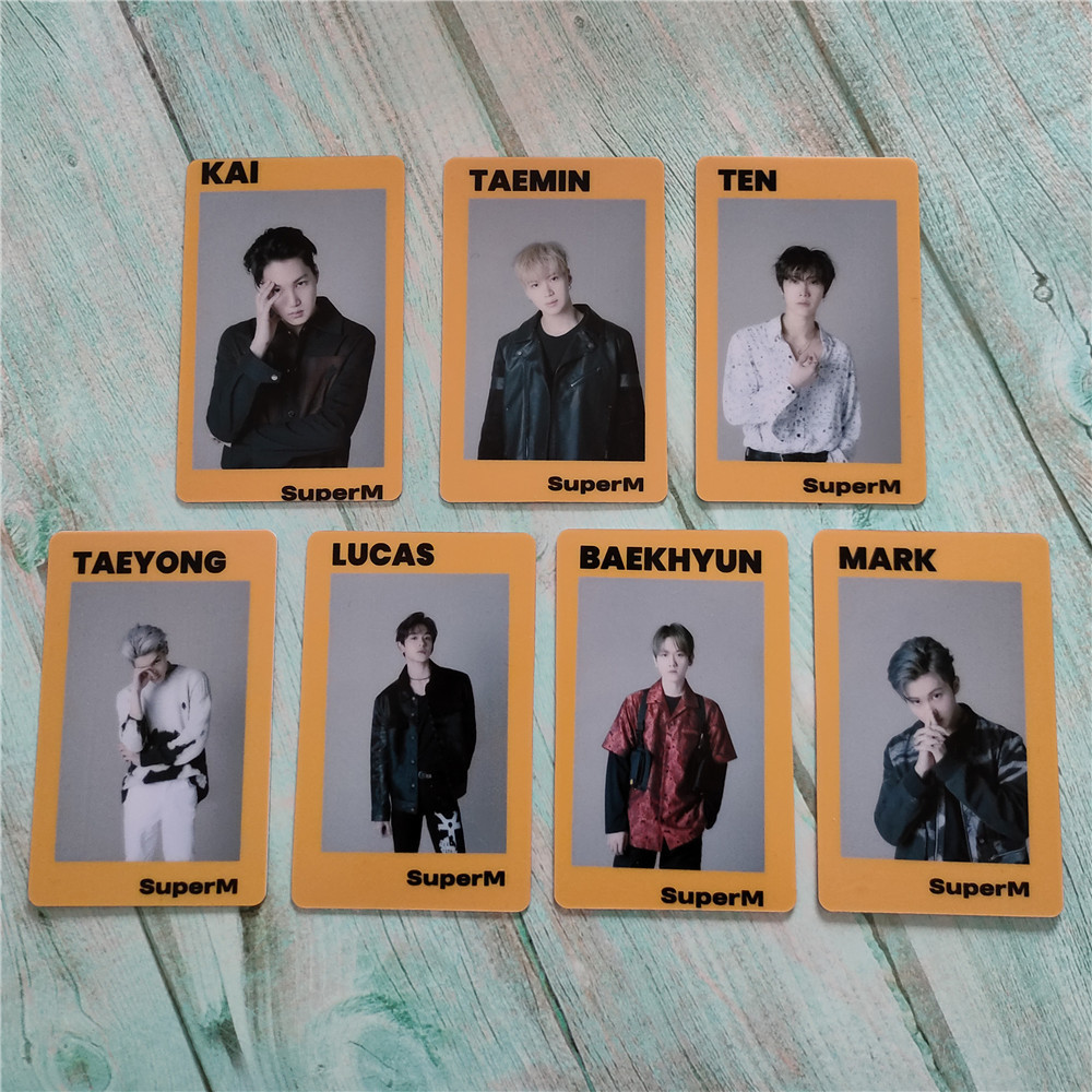 Photocard PVC Thẻ Trong Suốt Bưu Thiếp NCT Tairong SHINee Taimin LOMO Card EXO Bian Baekhyun KAI