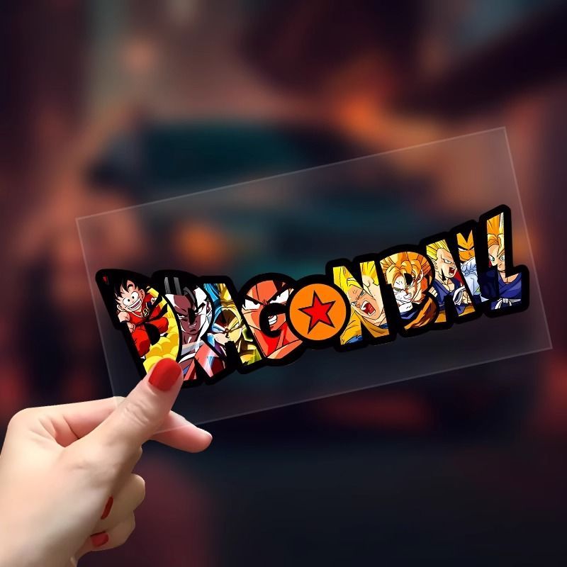 Citysoul Dragon Ball Sáng Tạo Logo Tiếng Anh Phản Quang Xe Ô Tô Dán Xe Điện Xe Máy Kính Chắn Gió Tra